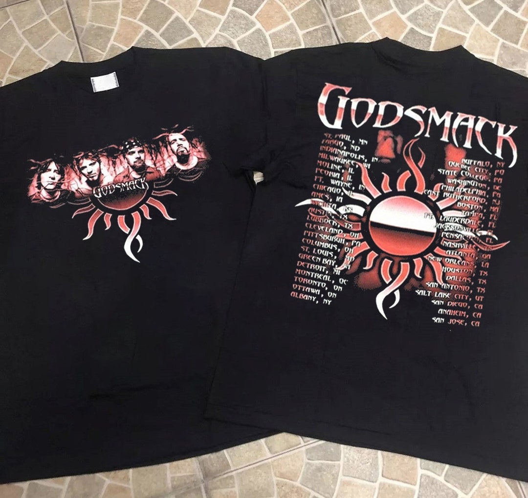 Godsmack Tshirt Godsmack Rock Band Tour Concert Retro Vintage Etsy