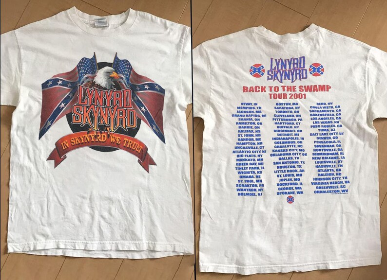 Lynyrd Skynyrd Back to the Swamp 2001 Tour T-shirt Lynyrd - Etsy