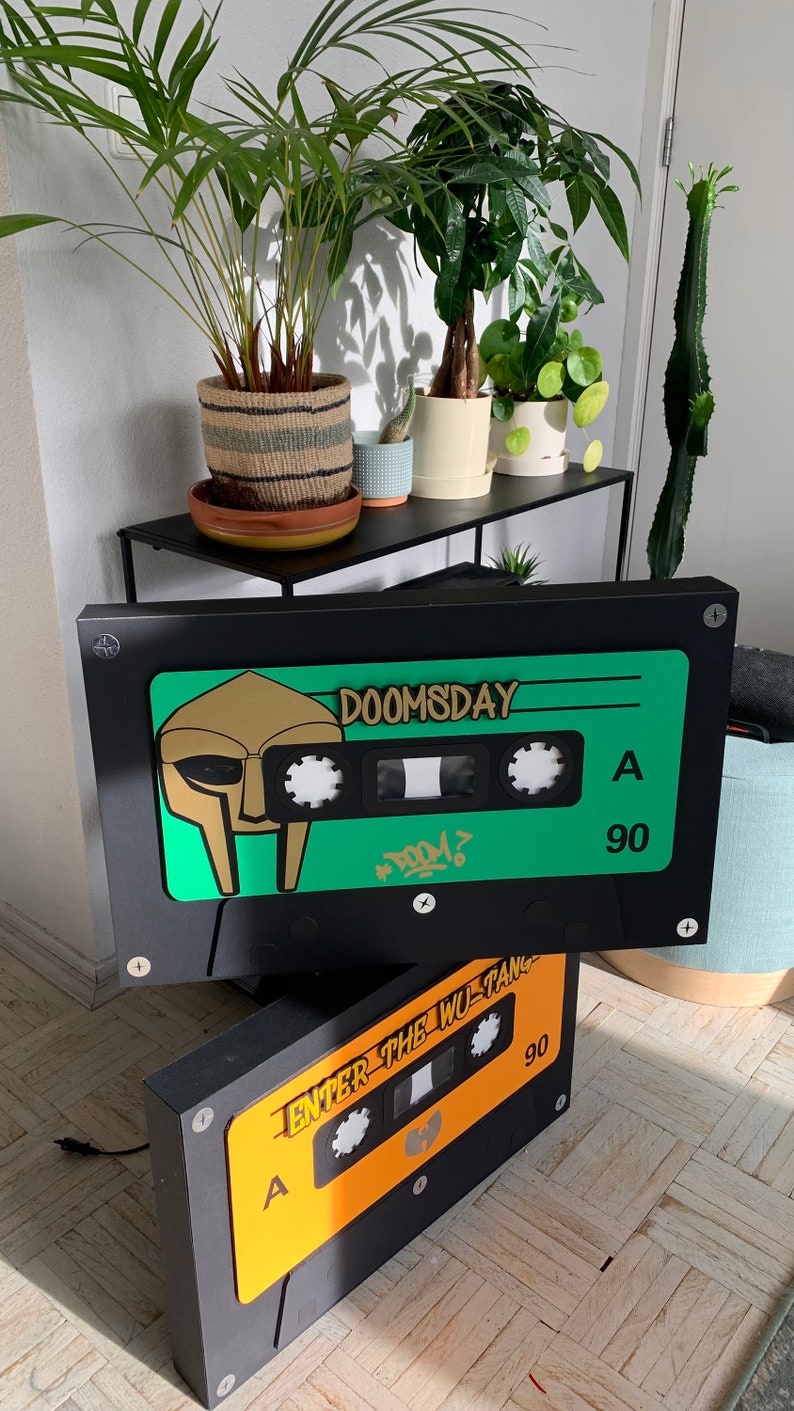 Cassette Wall Art Tape Wall Art MF DOOM Art 3d Art Boom Etsy