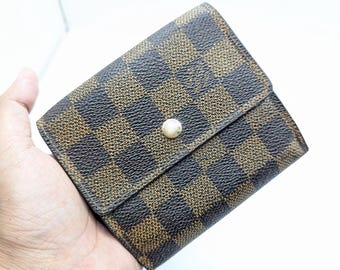 Louis Vuitton Vintage Damier Ebene Elise Wallet (1998, France)