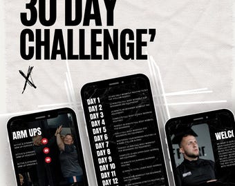 30-Day In-Home Fat Loss Challenge | Women’s Kick Start Workout Plan | Digital Download | Health & Wellness Program