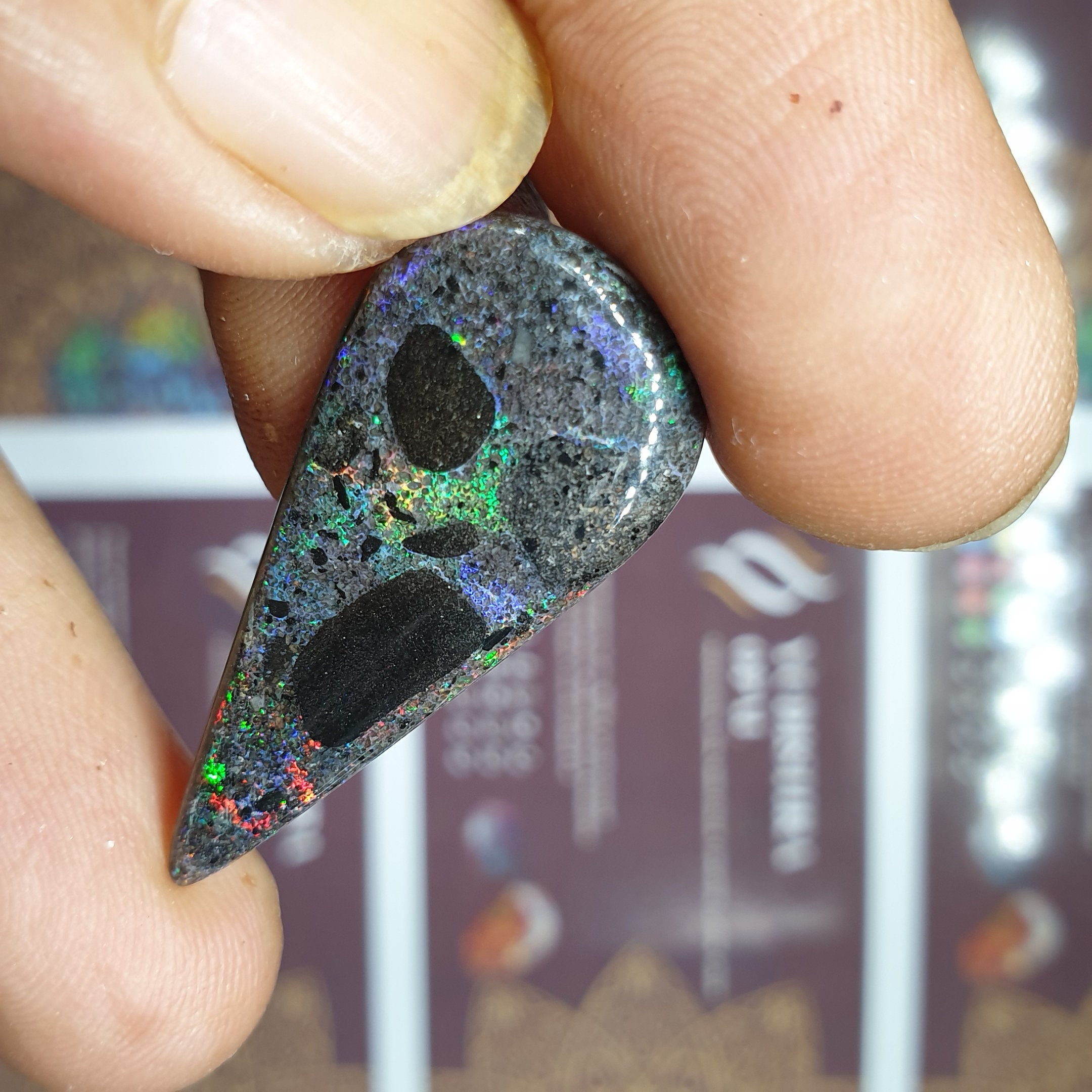 Andamooka Unique Gifts for Her Birthday Opal Jewelry Stone Etsy