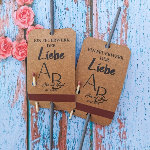 Hochzeit Wunderkerzen Etiketten Personalisierte. Für Hochzeit, Party, Jubiläum oder zur Verlobung