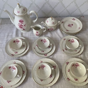Vintage Coffee Set Porcelain ZEH Scherzer Bavaria Germany