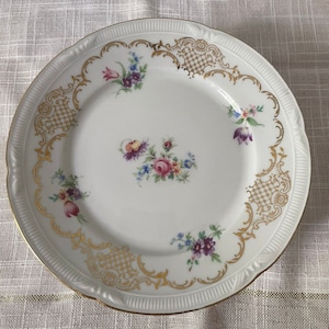 Porcelain plates made in Bavaria Germany