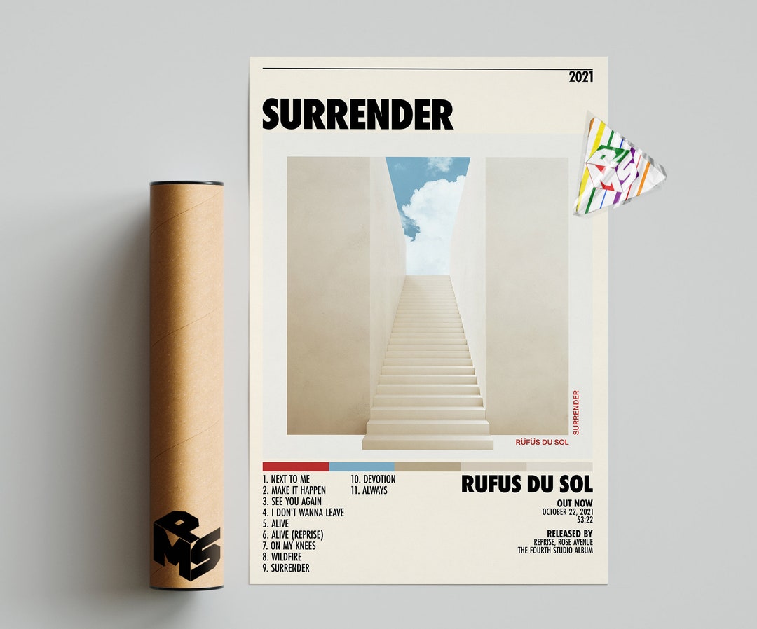 Rufus Du Sol Poster / Surrender Poster / Rüfüs Du Sol Etsy México