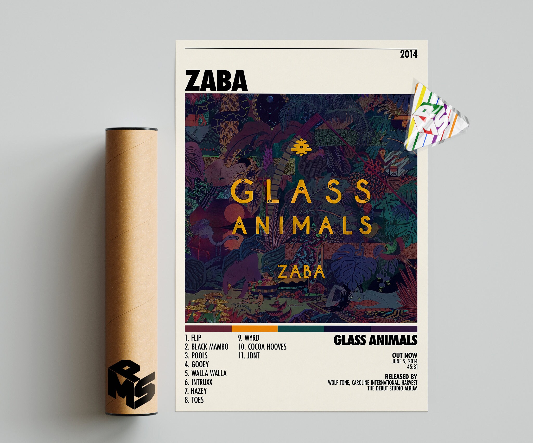 Glass Animals Poster - Etsy Glass Animals Poster - Etsy