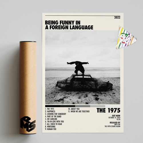 The 1975 Poster Being Funny in a Foreign Language - Etsy