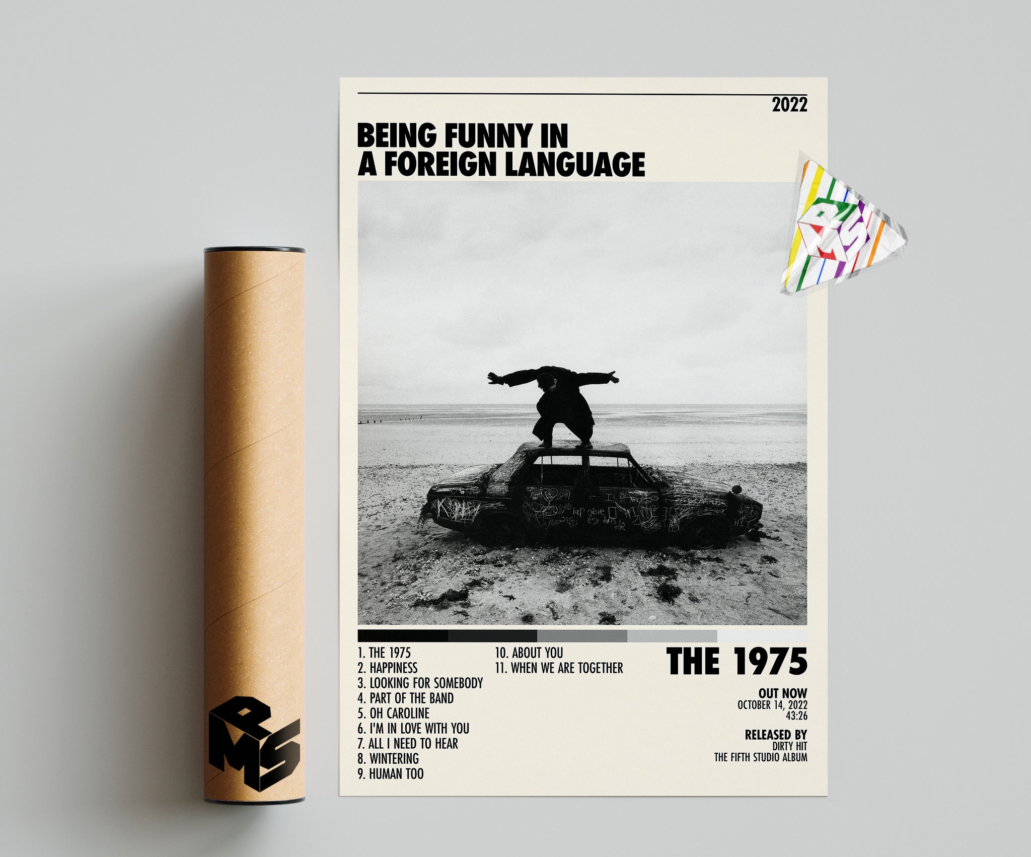 Discover The 1975 Poster | Being Funny in a Foreign Language Poster