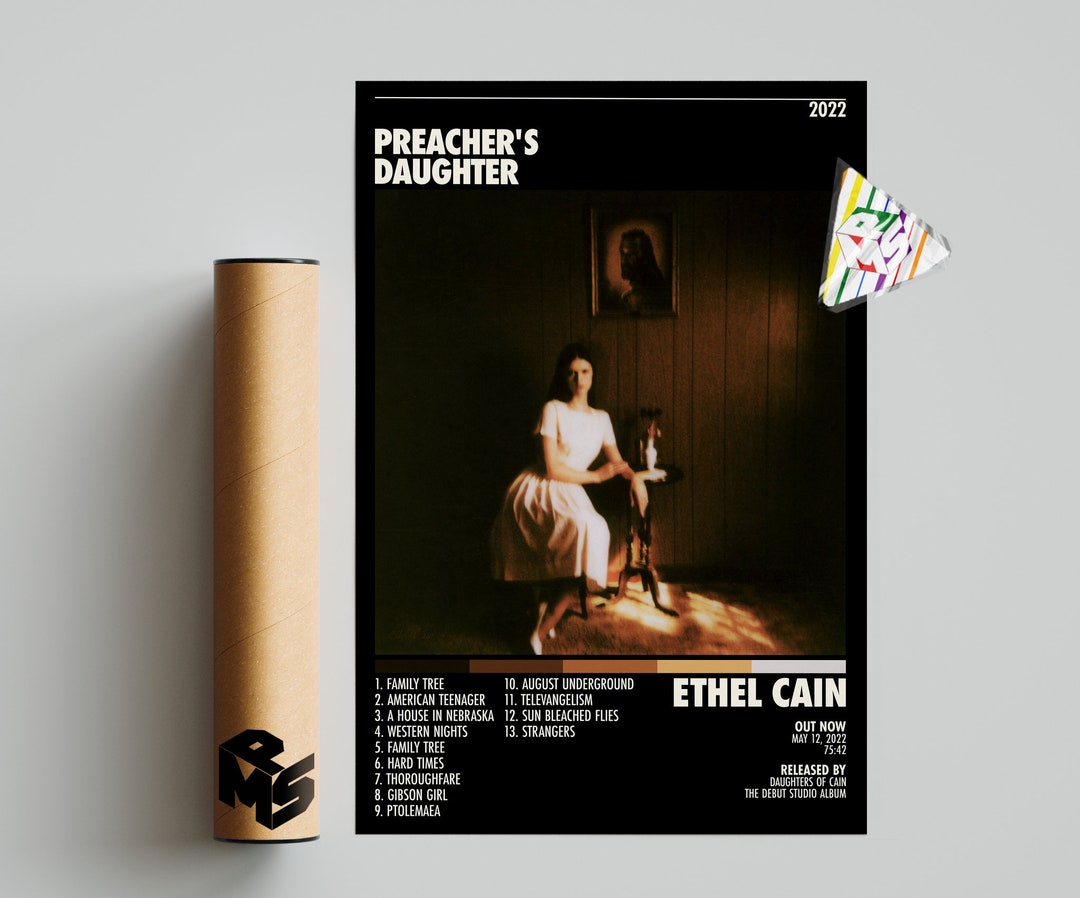 Ethel Cain Poster Preacher's Daughter Poster Ethel Etsy