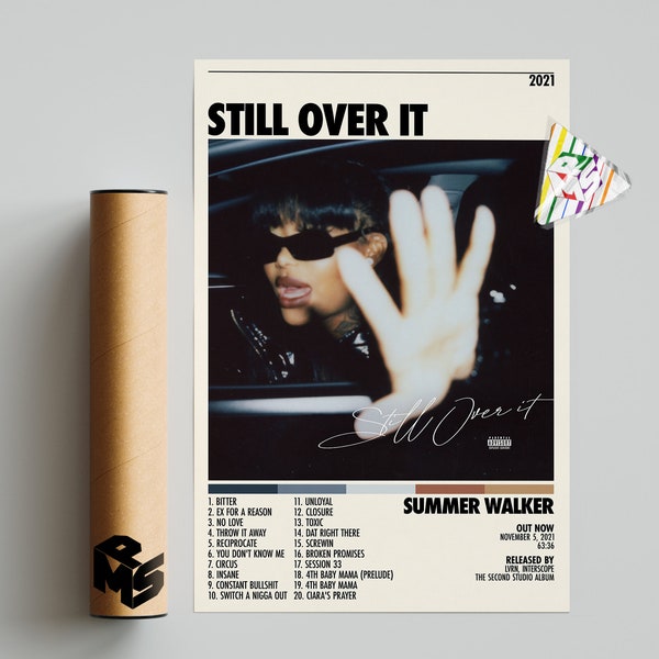 Summer Walker Still Over Art Poster Etsy