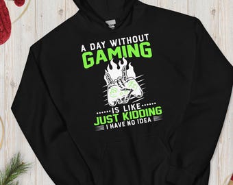 Sudadera con capucha divertida para videojuegos: regalo para gamers