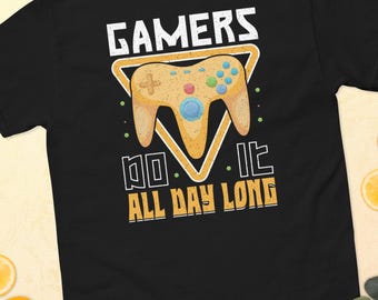 Retro Video Game Controller T-Shirt: Funny Gamer Graphic Tee