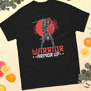 T-shirt Samurai Warrior : T-shirt graphique d&#39;arts martiaux japonais