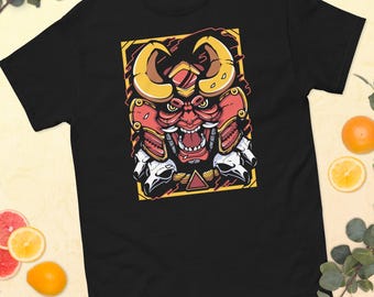 Camiseta de dragón vintage: arte del tatuaje oriental, estilo samurái