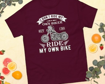 Funny Feminist Biker T-Shirt: Ride My Own Bike Unisex Tee