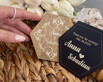 Posavasos personalizados Posavasos de boda personalizados Posavasos circulares Recuerdos de boda para invitados Agradecimiento de boda Recuerdos de boda al por mayor Asequibles