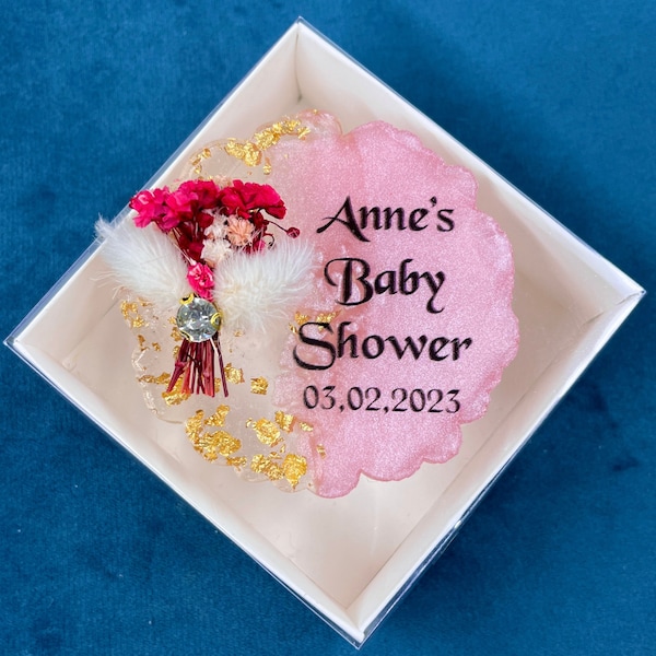 Personalized Baby Shower Magnet Favors, Custom Color Magnet Favors, Party Favors in Bulk, Baptism Favors, Baby Shower Gifts for Guests