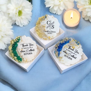 Embossed Wedding Magnet Favor, Wedding Party Favors in Bulk, Custom Favors for Guests, Bridal Shower Favor, Bulk Favor, Thank You Favor