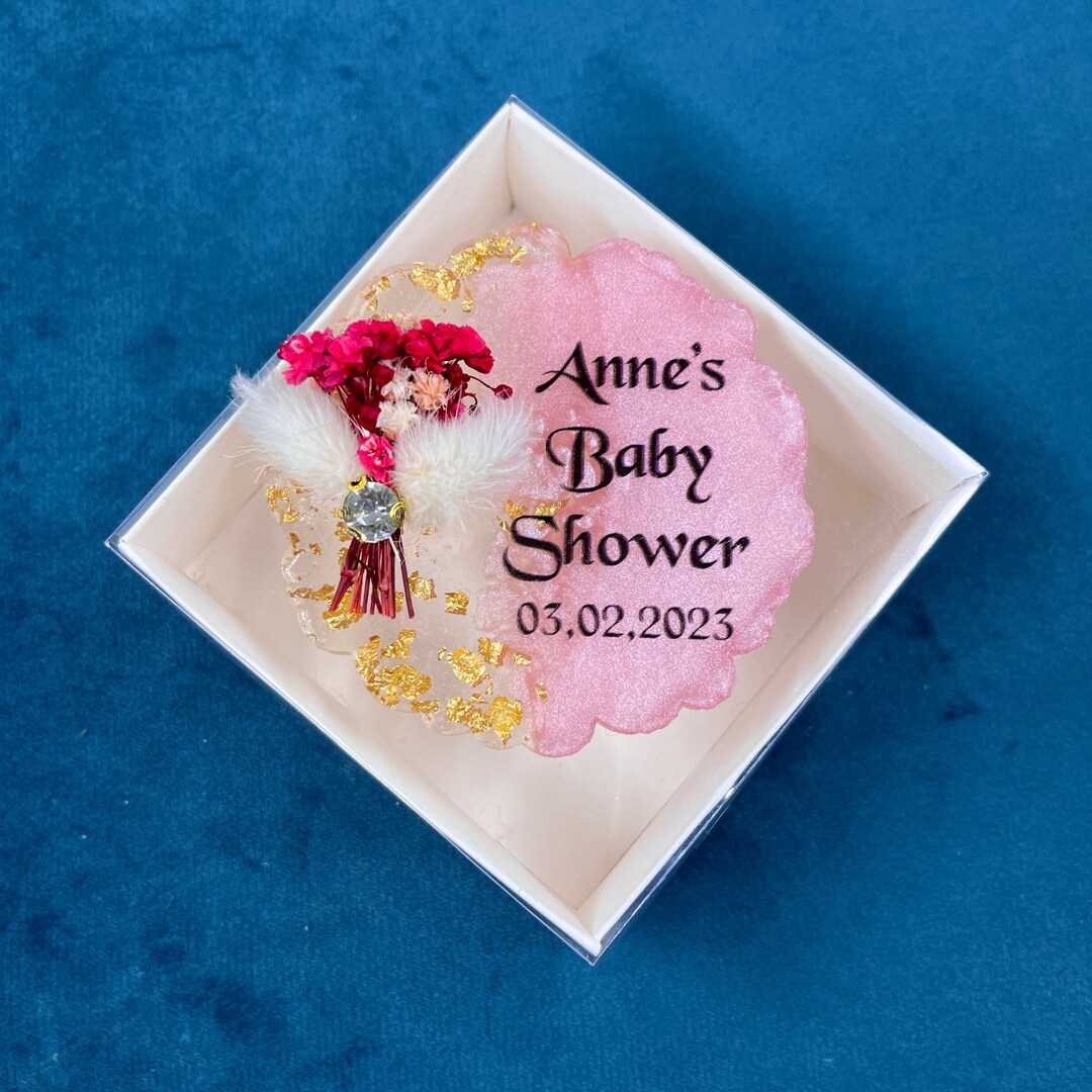 Personalized Baby Shower Favors, Custom Color Favors