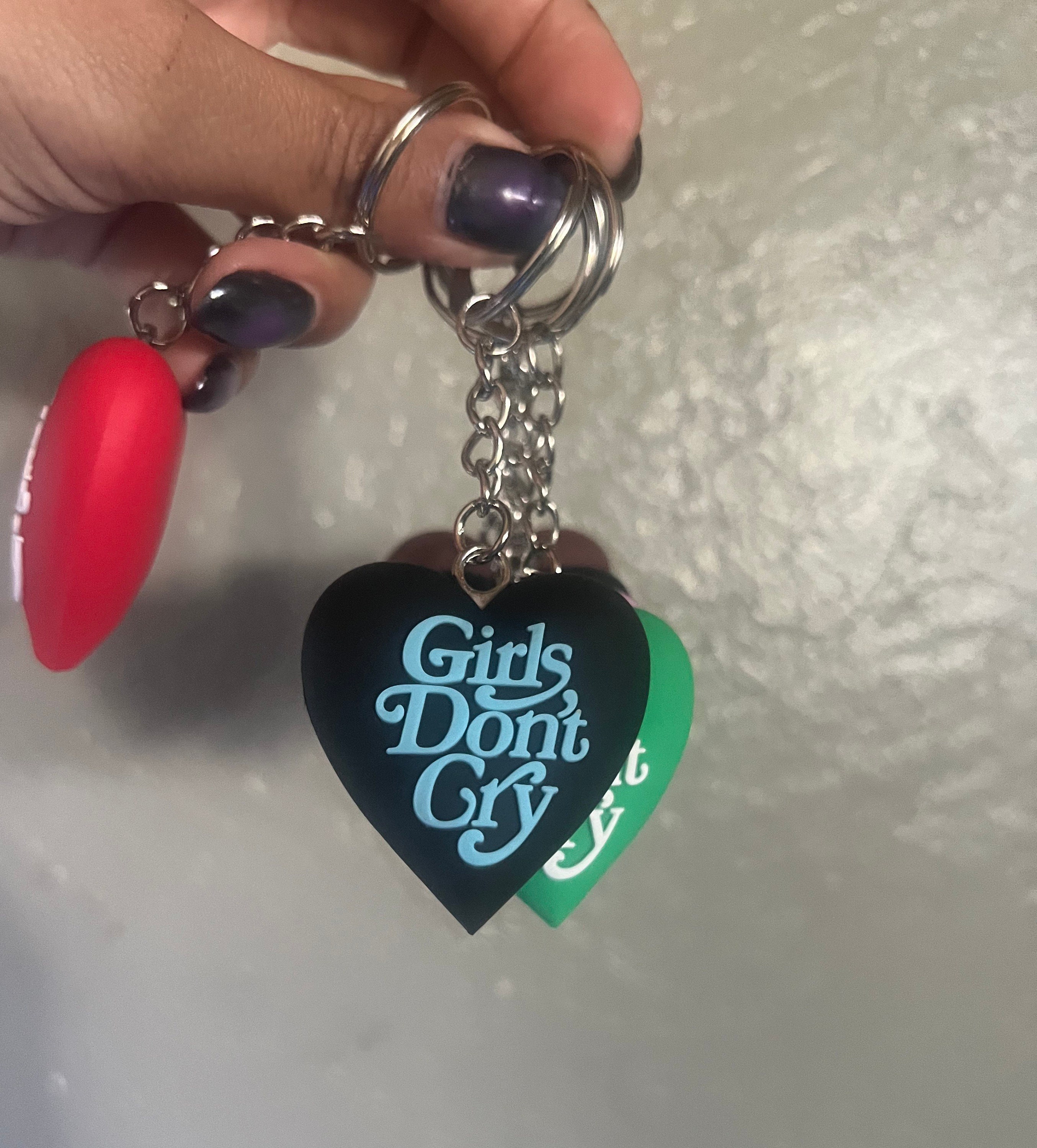 Girls Don't Cry - Human Made 3D Keychain - Etsy Girls Don't Cry - Human Made 3D Keychain - Etsy