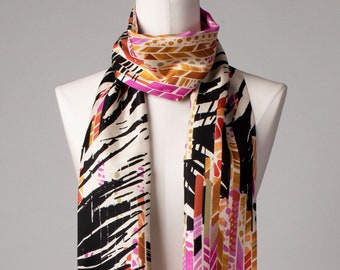 Silk scarf / silk scarf / scarf / neckerchief / scarf / men's scarf unisex / women's scarf "Painty"