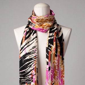 Silk scarf / silk scarf / scarf / neckerchief / scarf / men&#39;s scarf unisex / women&#39;s scarf &quot;Painty&quot;