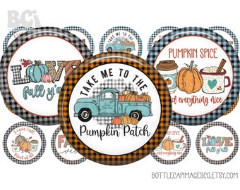 Fall Y'all Bottle Cap Images - Autumn Bottlecap Images - I Love Fall BCI - Pumpkin Patch Images - Pumpkin Spice Images - Fall Vibes  BCI