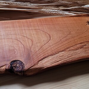 Rustic serving board cherry + spruce