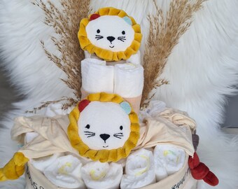 Personalisierte Windeltorte, Windeltorte, Geburt, Babyshower, Taufe, Mädchen, Junge