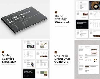 Kit de marque ultime | Illustrateur Adobe | Modèles professionnels pour les concepteurs de marques
