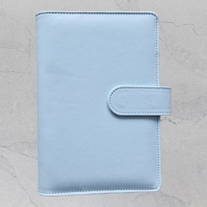 Binder A6 light blue