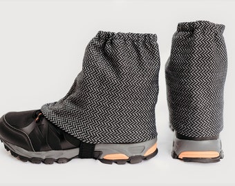 Leichte Gamaschen für Wanderschuhe, Stiefelmanschetten, Über-Boot-Sockenschoner, Sockenschutz, Geschenk für Wanderer, Laufweggamasche, Stiefelschutz