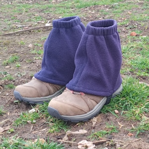 Lightweight Gaiters for Hiking Boots, Boot Cuffs, Over Boot Sock Saver, Sock Protector, Gift for Hiker, Running Trail Gaiter, Boot Protector