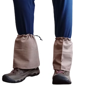 Lightweight Gaiters For Hiking Boots, Boot Cuffs, Over Boot Sock Saver, Sock Protector, Gift for Hiker, Running Trail Gaiter, Boot Protector