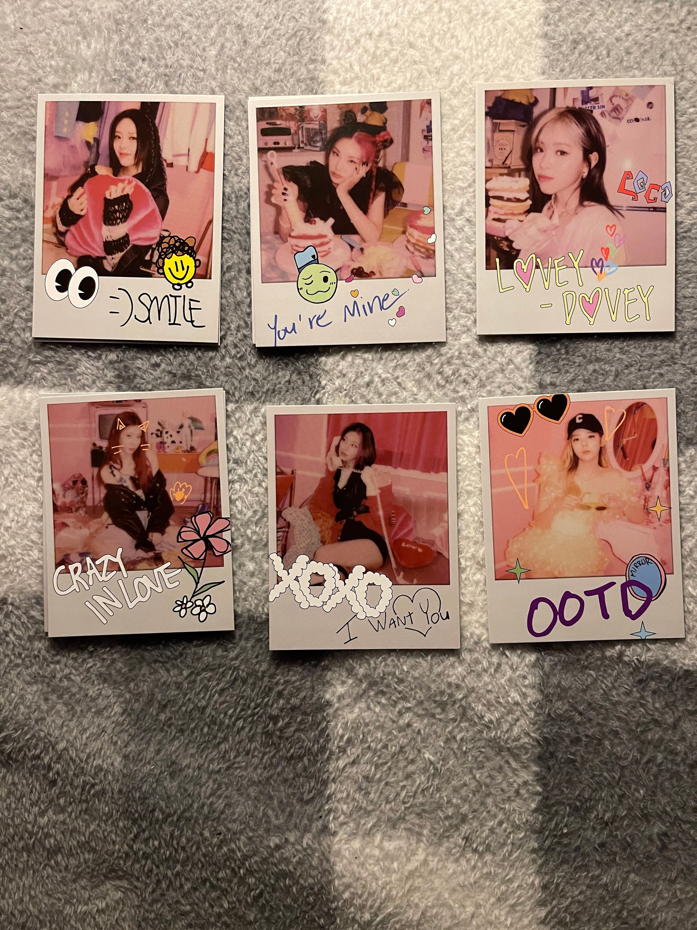 ITZY 1st Album Crazy In Love Official Polaroid Stand Pre-order Photocard  KPOP