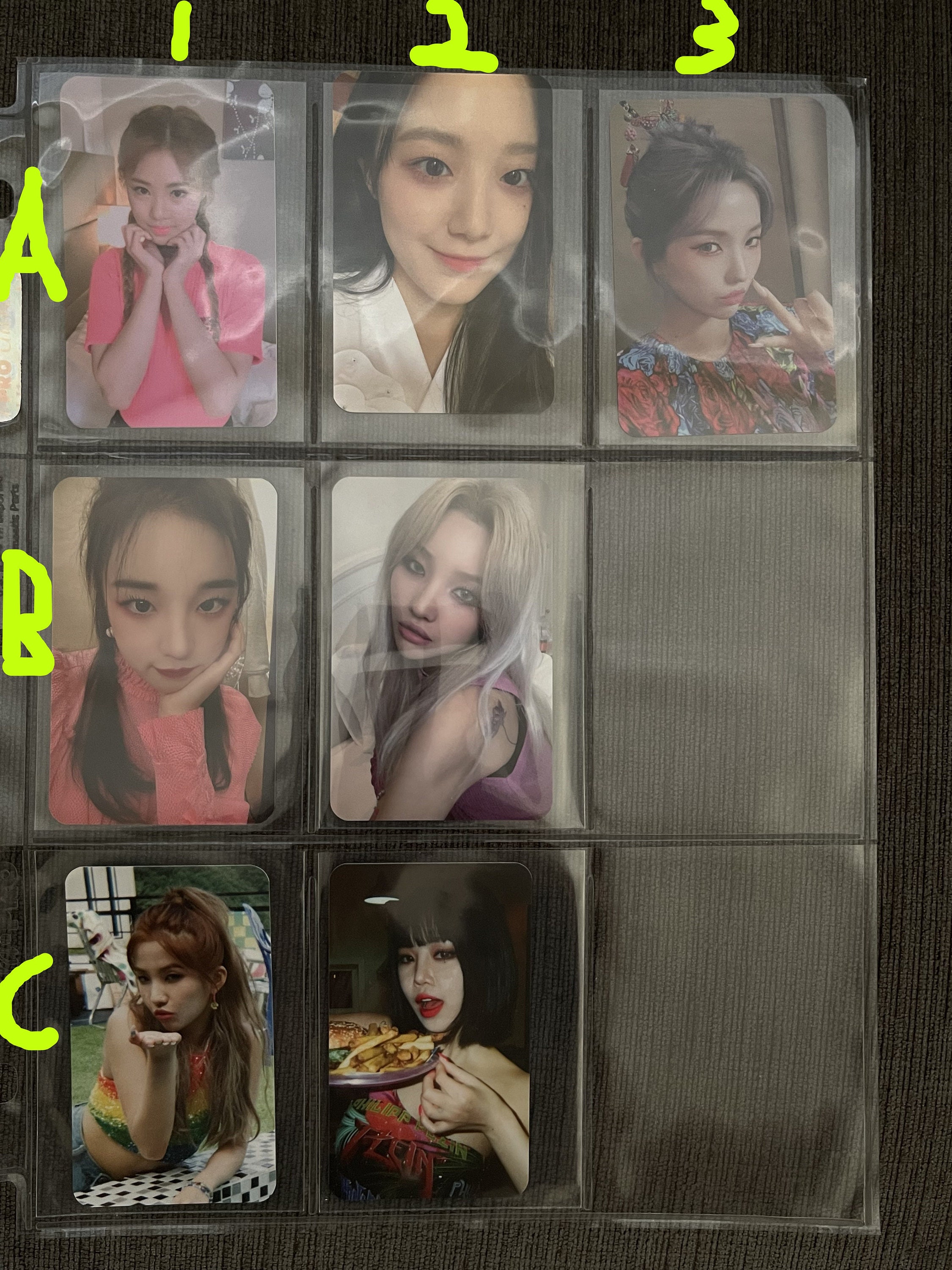 (G)I-DLE 一直娱 photocard タレントグッズ アイドル