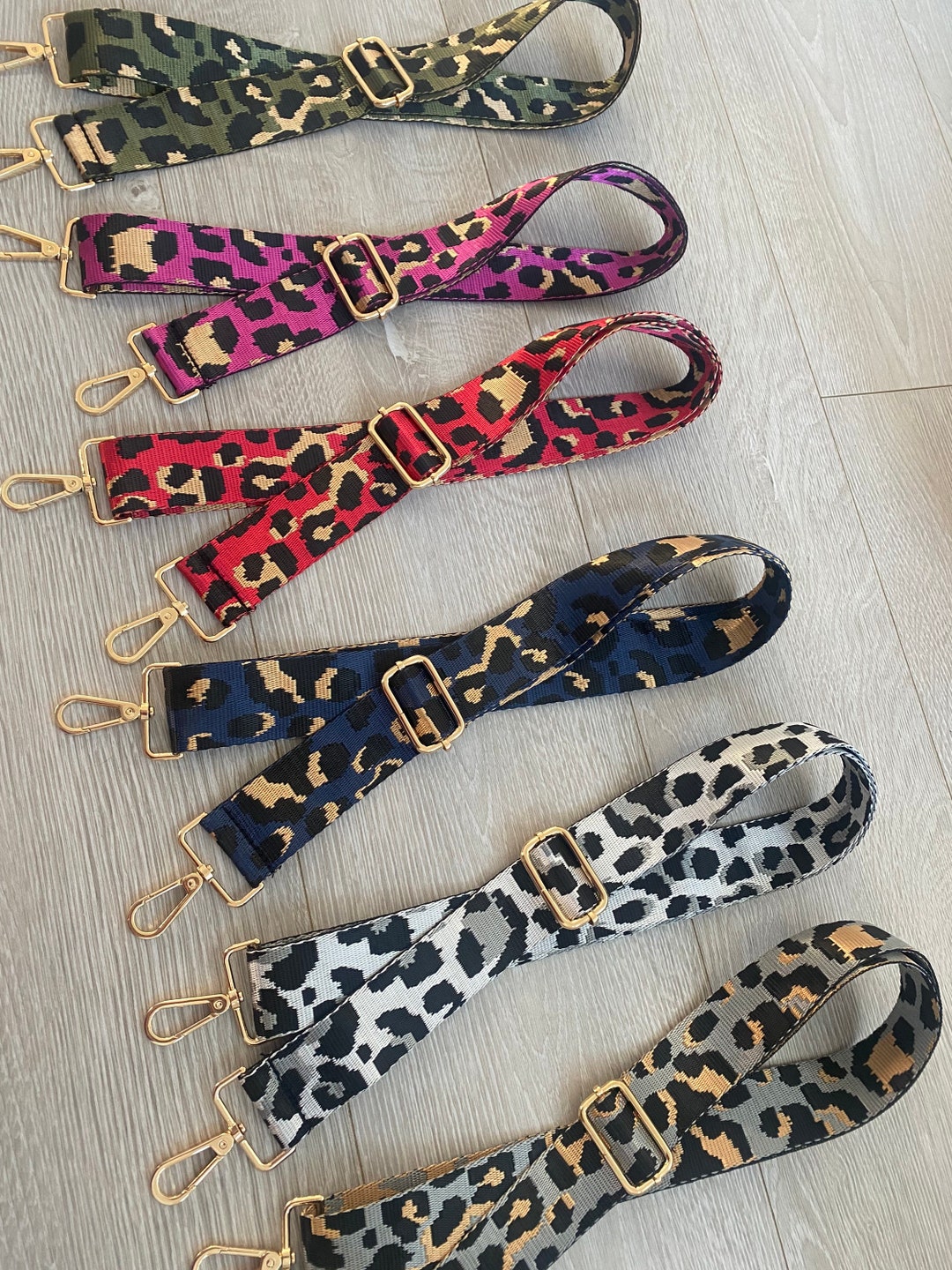 Leopard Print Bag Straps Crossbody Strap Changeable Bag Strap