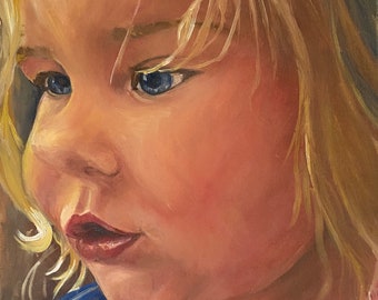 Custom Portrait Oil Painting, Handpainted oil portrait, portrait, custom oil painting