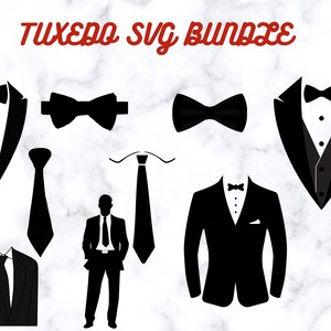 Tuxedo SVG Bundle, Tuxedo SVG, Suit Clipart, Suit Bundle SVG, Tuxedo Clipart, Tuxedo vector, Tuxedo Silhouette, Tuxedo