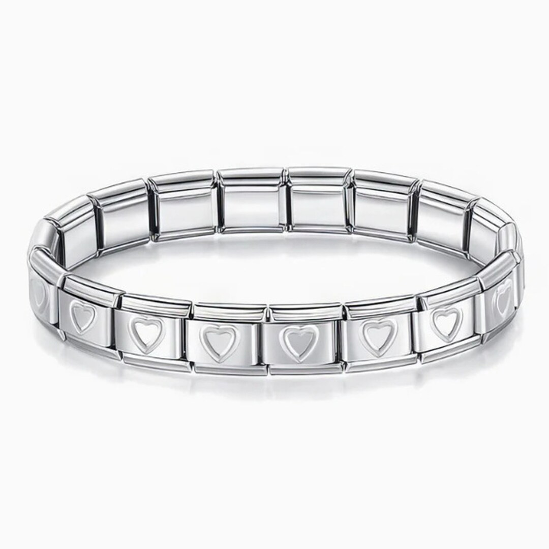 Heart Italian Charms, Italian Charm Bracelets, Lover Bracelet, DIY