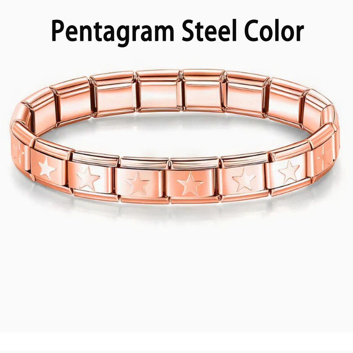 Produktbild von Italian Charm Bracelets, Modular Wrist Bracelet, 6.89x6.89x0.35in