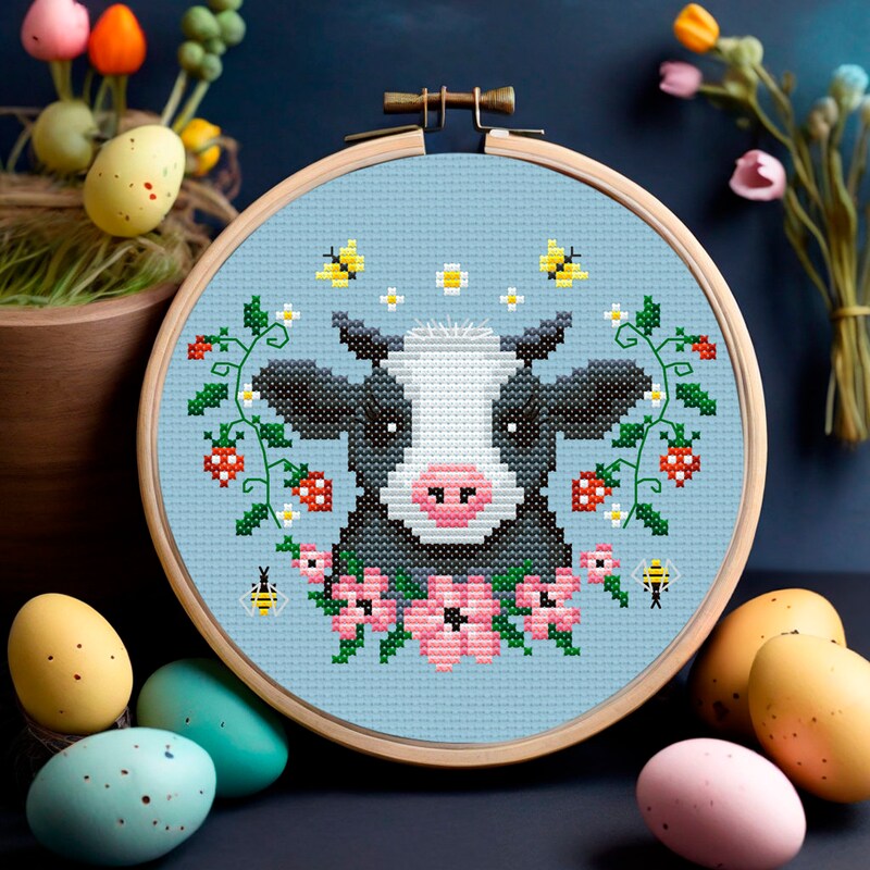 Spring Cross Stitch - Etsy