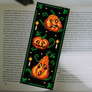 Witch garden Cross stitch pattern PDF, Dark cross stitch, Aesthetic spooky bookmark, Magic and dark gothic embroidery, Witch bookmark