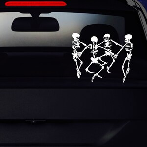 Skeleton Dance Vinyl Decal Vintage Silly Symphonies Halloween Vinyl ...