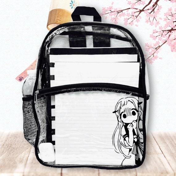 Toilet Bound Hanako Kun Peeking Yashiro Clear Backpack Clear Anime 15 Backpack Jibaku Shounen Hanako Kun Nene Yashiro Etsy UK