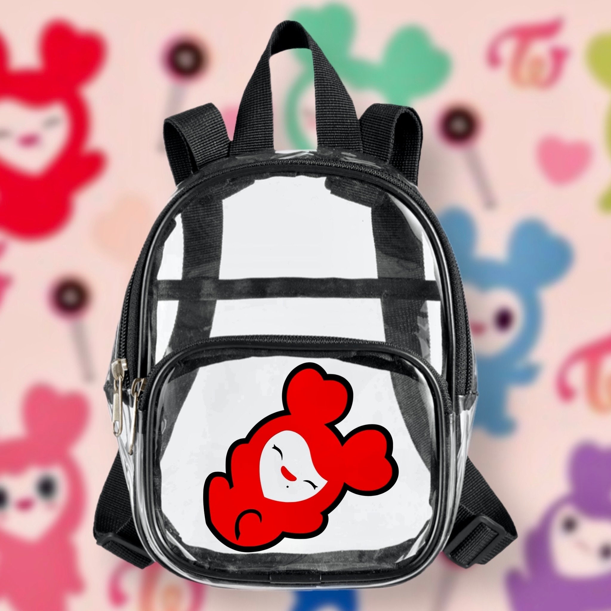 Twice Lovelys Chaengvely Clear 8 Mini Backpack Twice Girl Group Backpack Clear K Pop Backpack Twice Chaeyoung Lovely Etsy