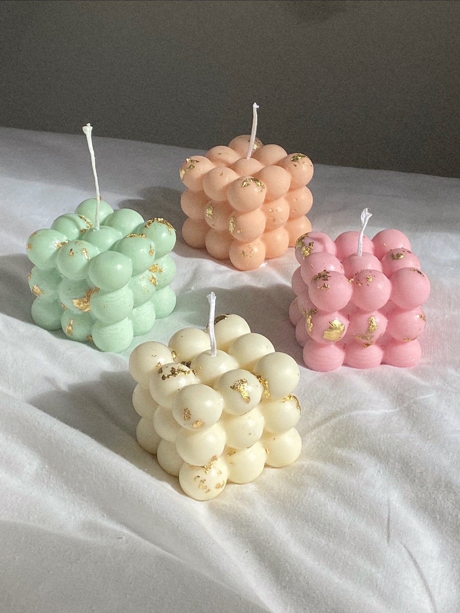 Bubble Candle, Bougie Nuage, Bubble Cube Candle, Soy Wax Candle,cloud  Candle, Rubik's Cube, Aesthetic, Scented Candle, Christmas Season -   Israel