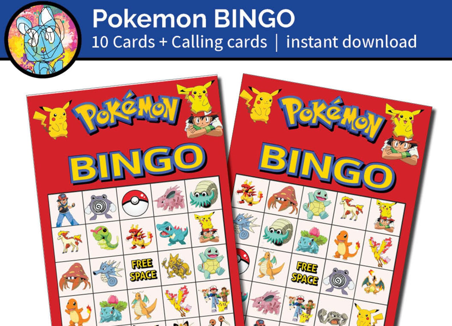 Pokemon Bingo Game Pokemon Game Pokémon Party Birthday Bingo Pokeball