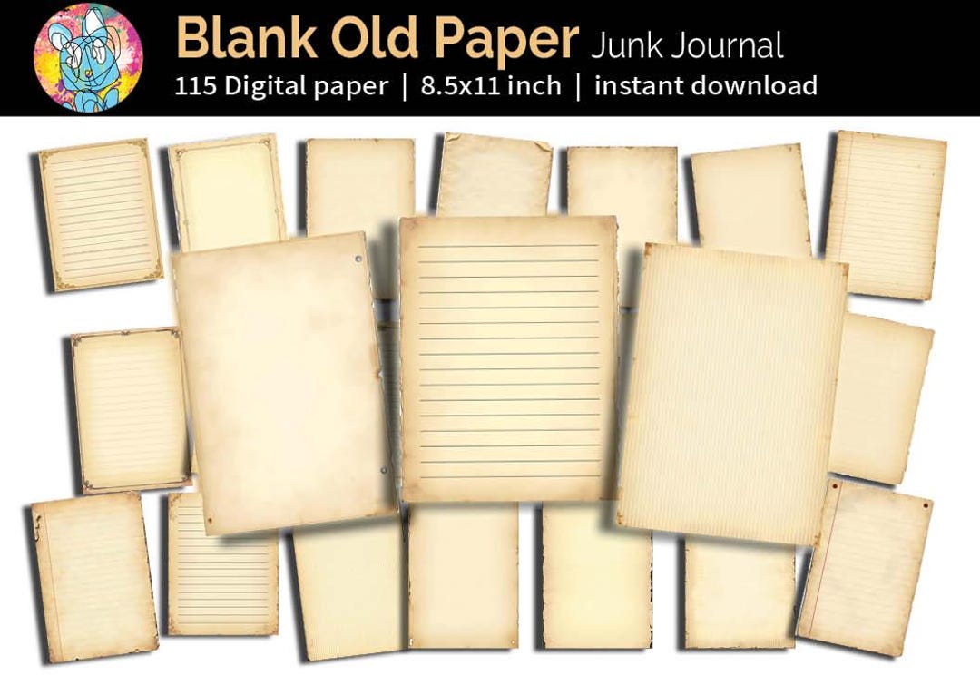 Vintage Junk Journal Texture, Old Paper | Vintage Paper Backgrounds ...
